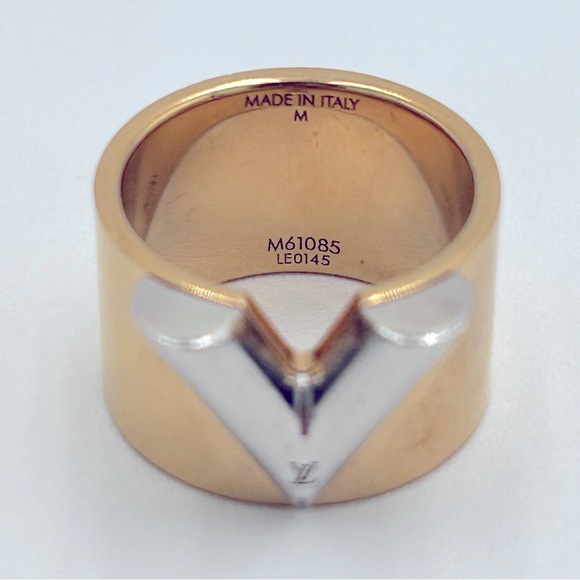 Louis Vuitton Essential V Gold & Silver Ring - Picture 5 of 11